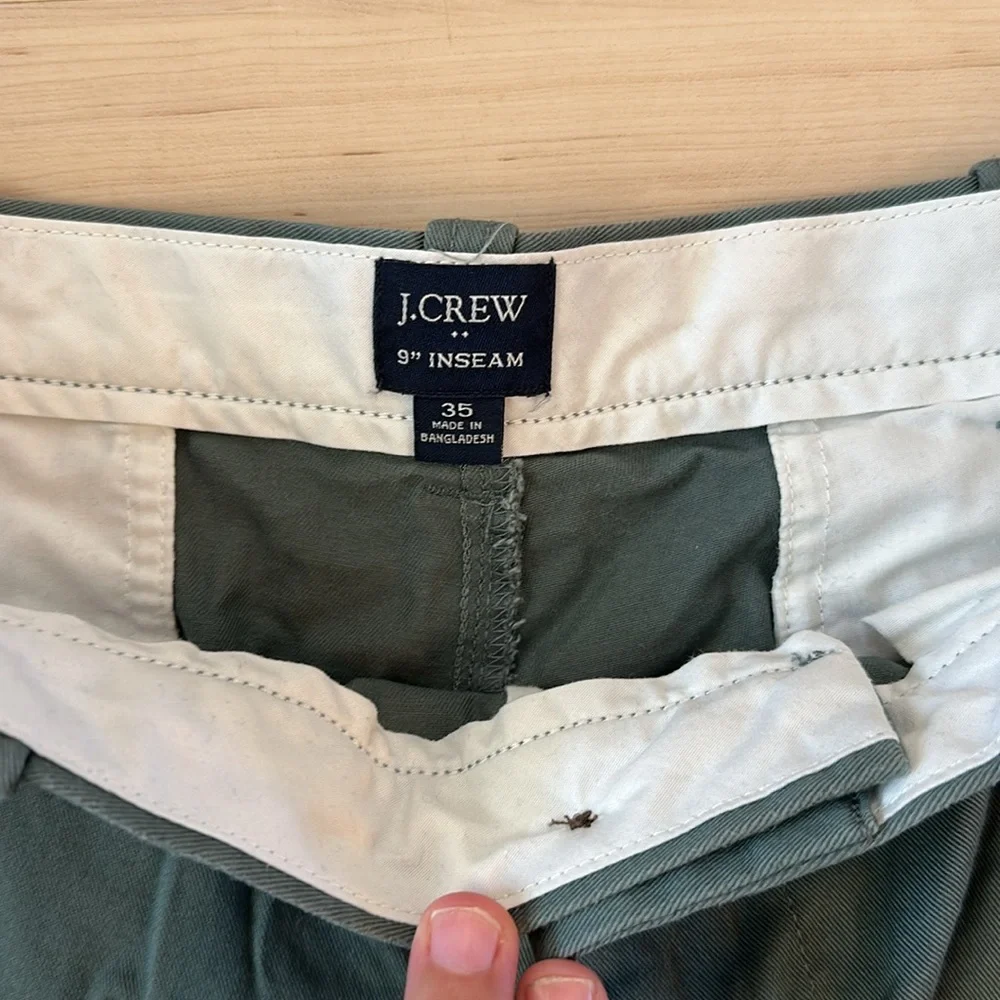 J. Crew 9” chino shorts